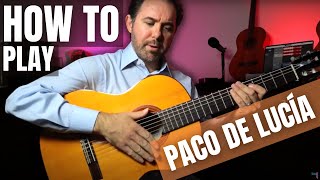 Paco de Lucía'dan \