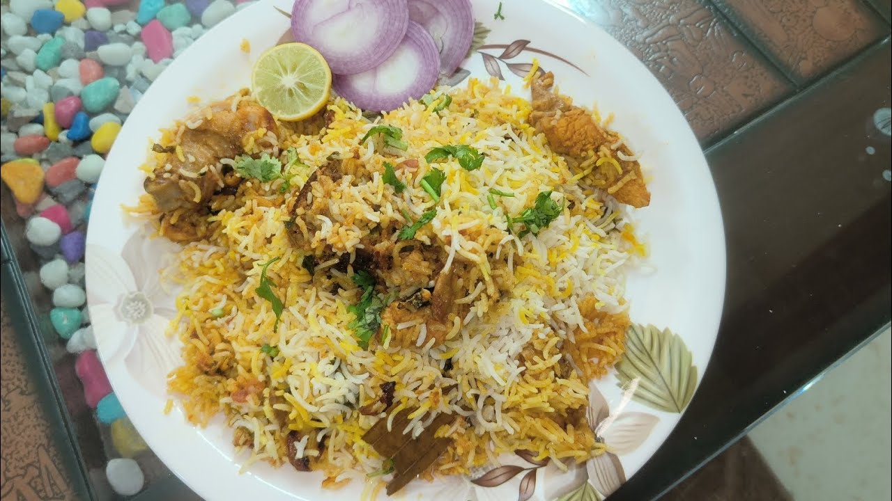 Hyderabad Chicken dum biryani... Super Tasty 😋 | Chicken Biryani #chicken #biryani