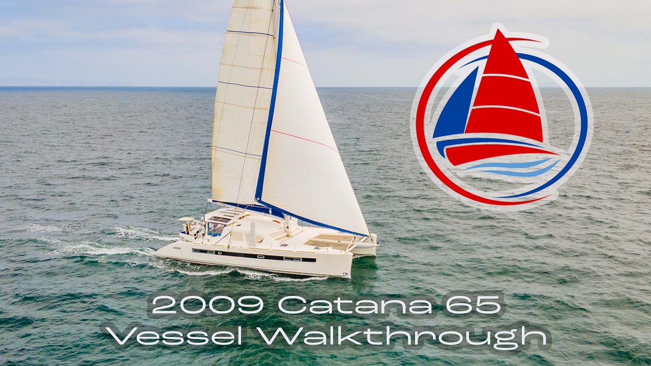 ⁣2009 Catana 65 Vessel Walkthrough | Catamaran For Sale