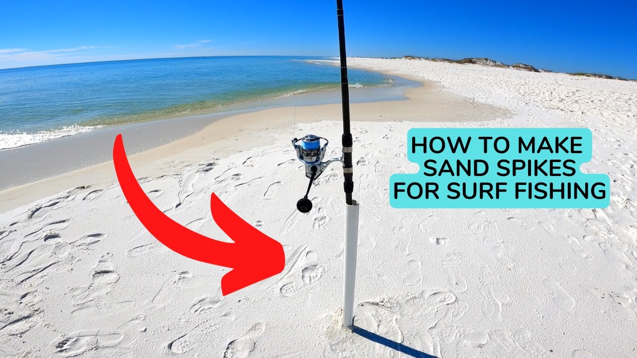 How to Make Sand Spikes for Surf Fishing  Cheap and Durable Rod Holders 