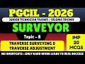 Traverse Surveying & Traverse Adjustment MCQs | PGCIL Diploma Trainee Surveyor 2026 | Powergrid PDF