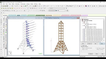 9. Cell Tower Design | Steel Structure Design using StaddPro V8i.