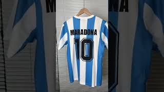 1986 Argentina Home #10 Retro Jersey 🇦🇷 World Cup Classic