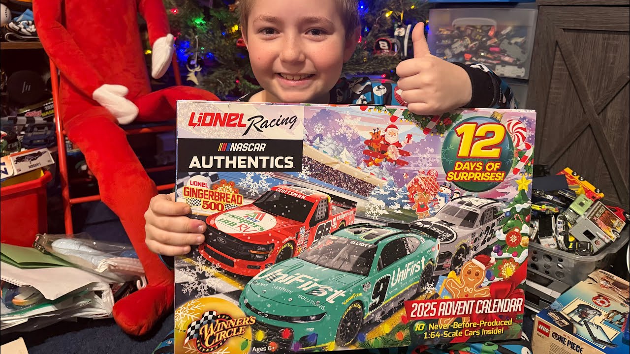 2025 NASCAR Authentics Winner Circle Advent Calendar Day 12 Finale