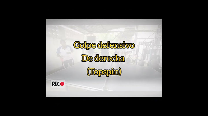 Vídeo de la ejecución técnica de los golpes de ataque y defensa.