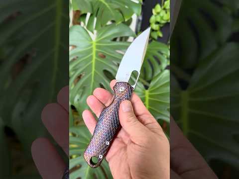 Twosun TS430 Jonathon Styles N690 Factory Ano Titanium Framelock Folding Knife 