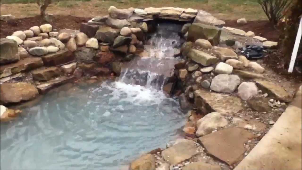 Building A Natural Stone Waterfall 98