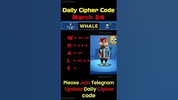 Daily cipher hamster kombat today | 24 March  hamster kombat daily cipher combo | Daily combo