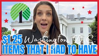 OMG *DOLLAR TREE SHOP WITH ME* IN WASHINGTON, DC | $1.25 THAT I COULD NOT LEAVE WITHOUT!! NEW