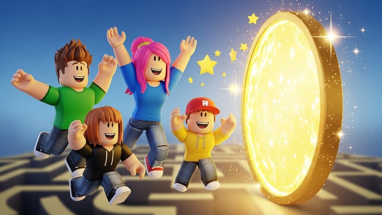 Roblox Tiny Friends Lost in the Obby Maze | Kids Songs & Nursery Rhymes