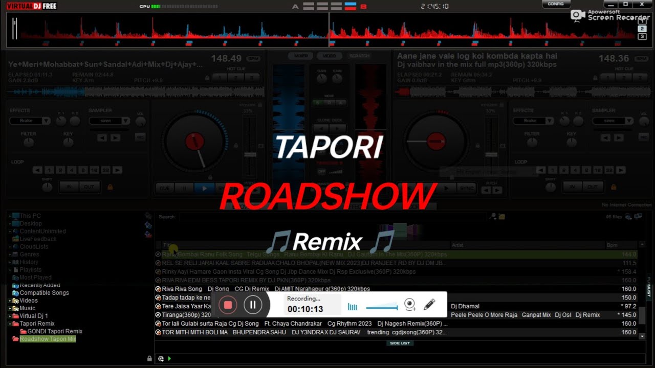 TAPORI SONG REMIX ROADSHOW Dj || Nonstop Virtuaj Dj || SR Dj SKN
