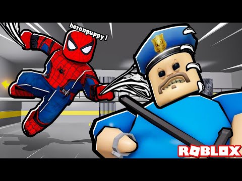 Spiderman vs Barry Yeni Hapishanesi! Onu Yendik !! Roblox