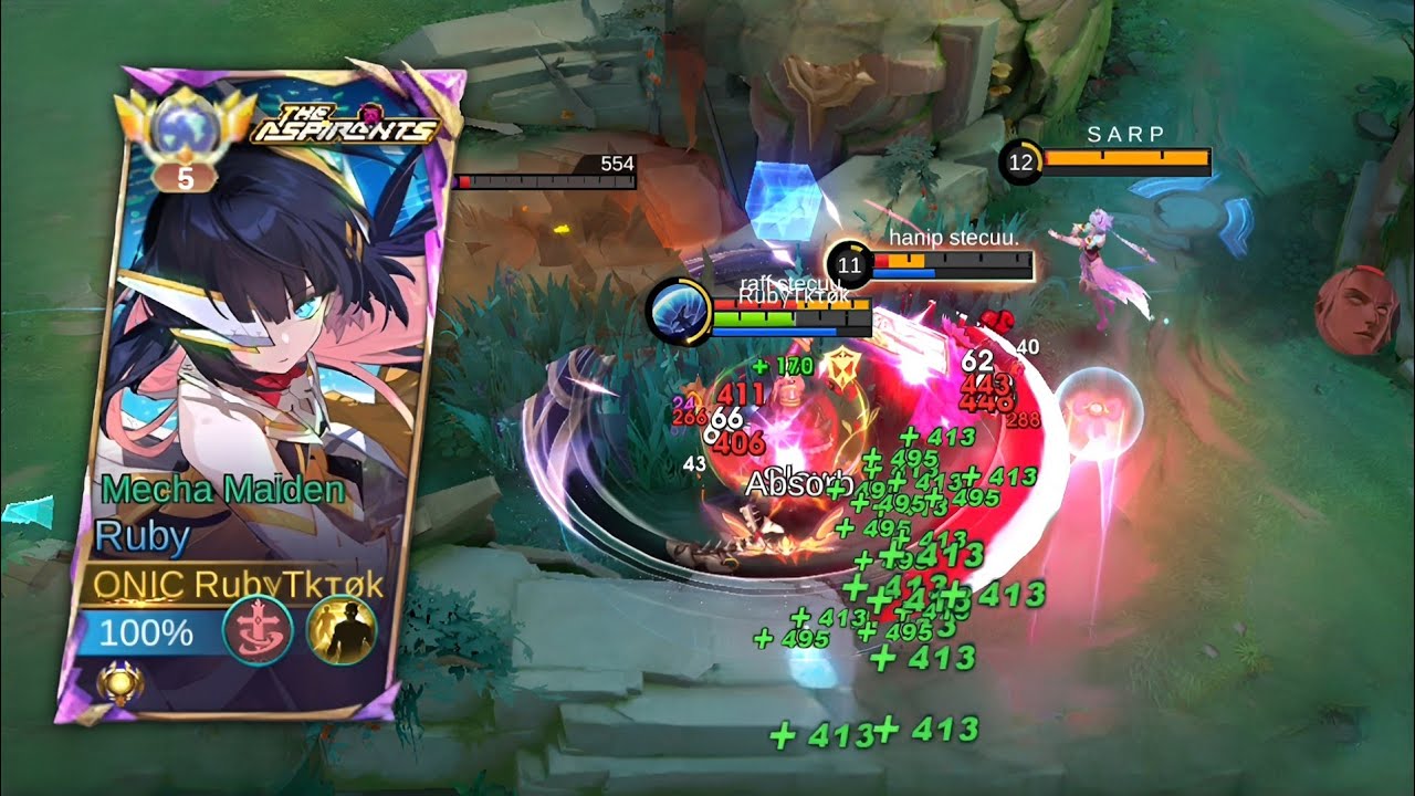 Detik-detik Ruby Jadi Hero Haram Pake Build Ini, item Ruby Full Cooldown! 
