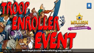 Million Lords Troop Enroller Event, Halloween Event, More