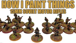 Painting 15mm Cold War Soviets - How I Paint Things