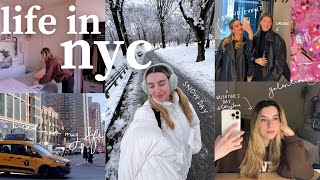 NYC VLOG: week in my life, valentine's day story time, brand event, galentines & self care