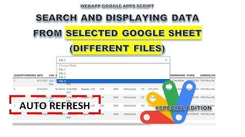 WebApp - Get Data From Selected Spreadsheet File | Different Files (Member)