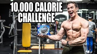 10,000 CALORIE FOOD CHALLENGE - EPIC CHEAT DAY - 4K VIDEO
