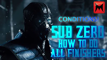 How do you do fatalities with Sub-Zero?