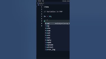 #shorts - Variable Declaration in PHP