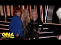Carrie Underwood, Dolly Parton and Reba go behind the scenes at the CMAs l GMA