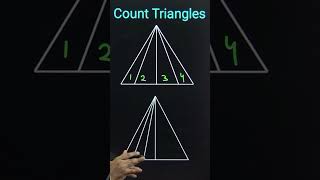 Reasoning | Count triangle | #tricks #shorts #reasoning #short #reasoningtricks #ssc #govtexam #upsc