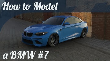 3D Car Modeling Tutorial pt.7 | Modeling a BMW