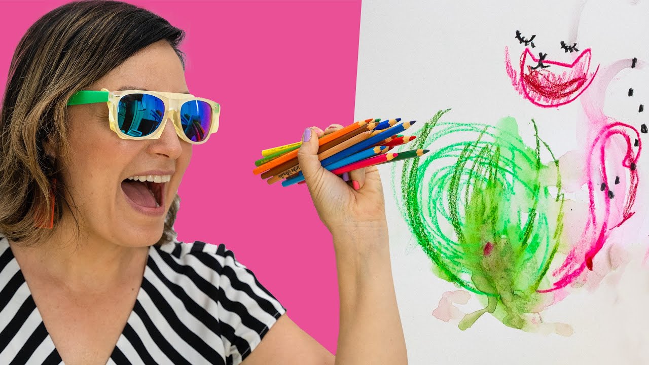 Bekötött szemmel művészet!