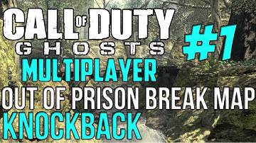 CoD Ghosts Glitches - Out Of Prison Break. (Knockback Mods)