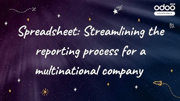 Streamlining the reporting process for a multinational  company: Odoo