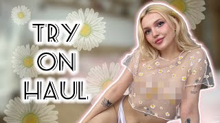 4K TRANSPARENT SHEER TOP | ONE PIECE TRY ON HAUL | AMAZING AND BEAUTIFUL