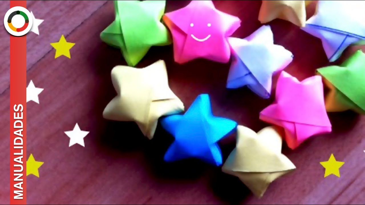 Como hacer estrellitas de papel - Estrellitas Infladas // Lucky Stars  How-to 