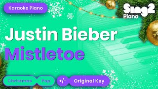 Mistletoe (Piano Karaoke Instrumental) Justin Bieber chords