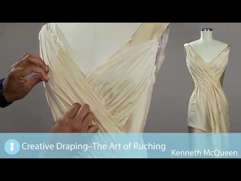 Creative Draping The Art Of Ruching Youtube