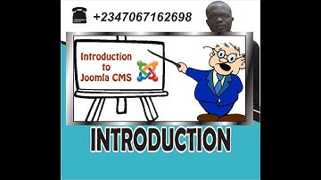 website design using joomla:joomla001;introduction