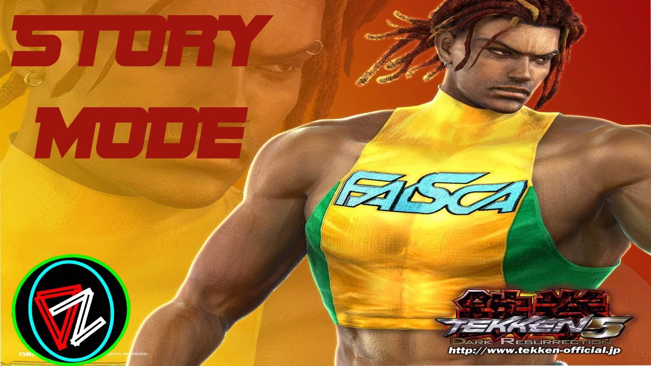 Tekken 5 PSP- Eddy Story Mode - YouTube