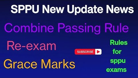 Combine passing | Grace Marks | Re-exam | SPPU combine passing or Grace Marks | SPPU student protest