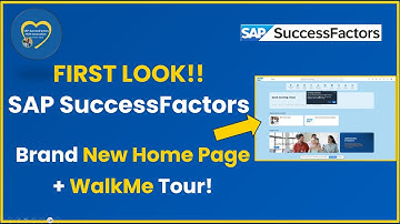First Look: SAP SuccessFactors Home Page Tour with WalkMe Tour | 2H 2025 Release Update