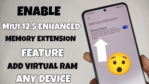 ENABLE 😯 MIUI 12.5 Enhanced MEMORY Extension Feature ft. Redmi Note 10 Pro