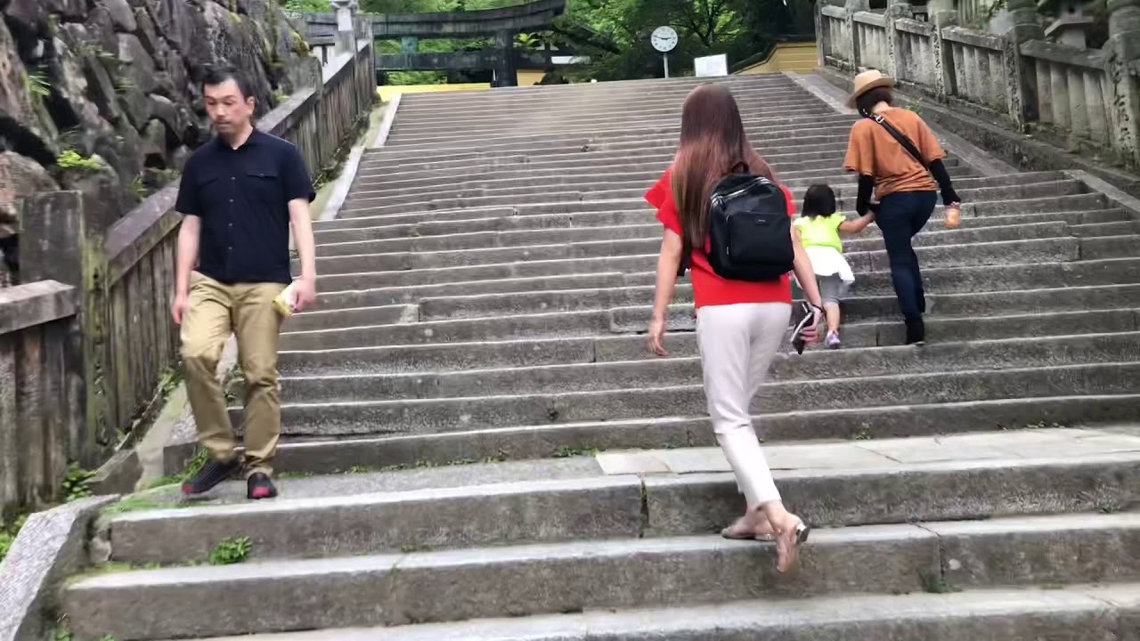 金比羅山785段の階段を登ってみた Youtube