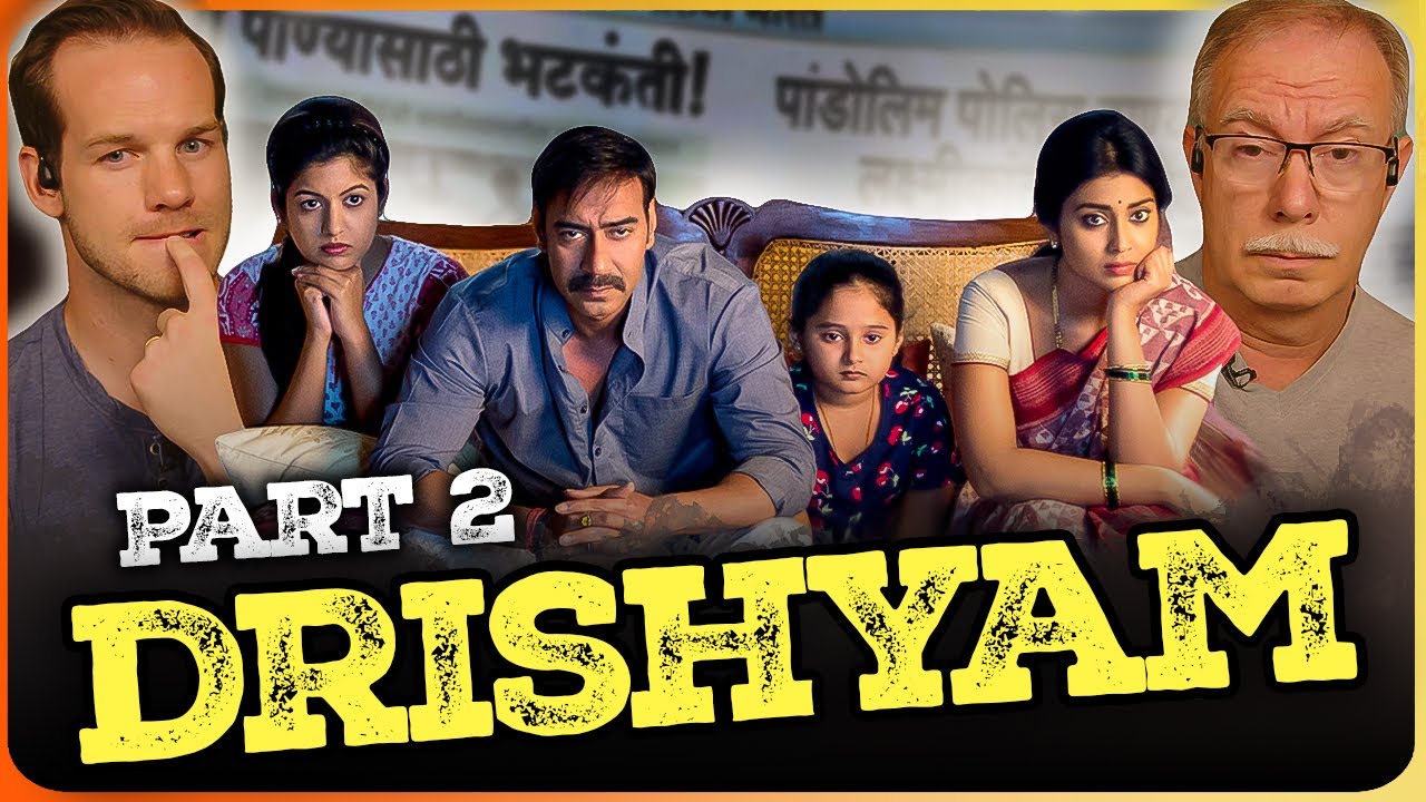 DRISHYAM Movie Reaction Part 2! |  AJAY DEVGN | Shriya Saran | Tabu | Nishikant Kamat