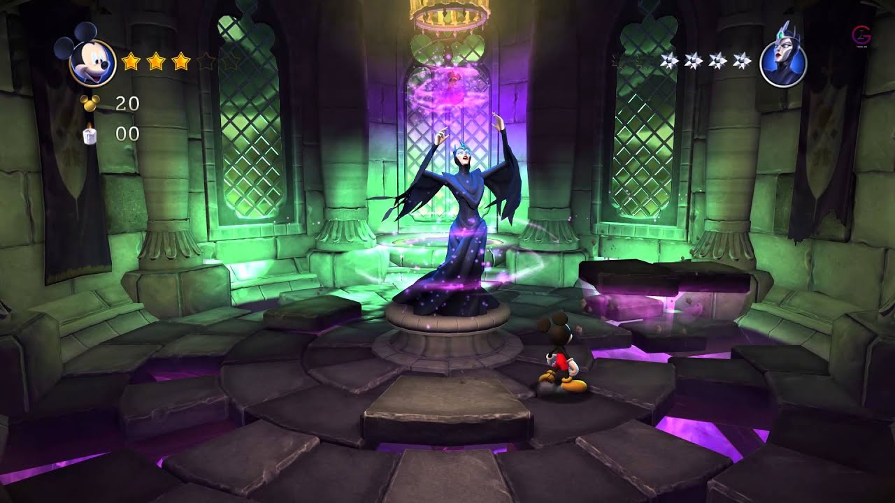 Castle of Illusion starring Mickey Mouse Mizrabel's Castle ENDING - YouTube