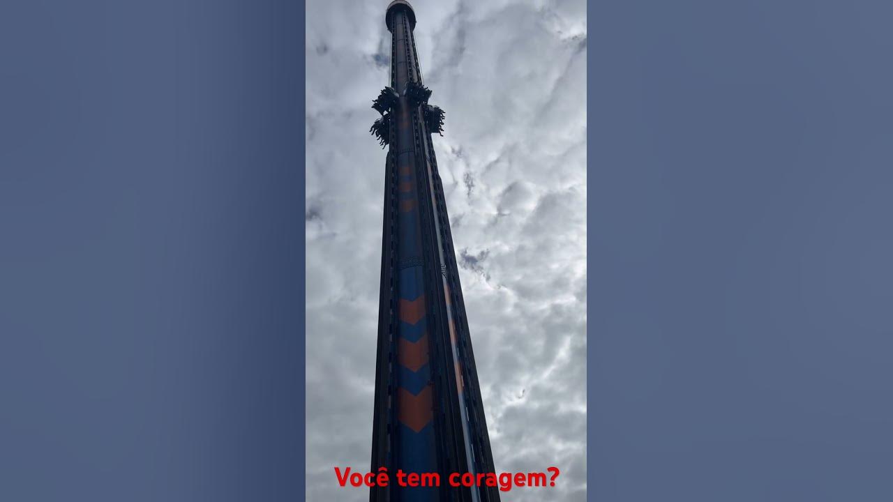 Beto Carrero World - Diz que tem coragem de ir na Big Tower mas só vai se  for no meio dos amigos. 󾌴 #AventuraRadical #EuNoBetoCarrero