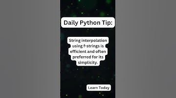 String Formatting Tips