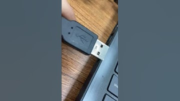 Usb cable to port by using camera