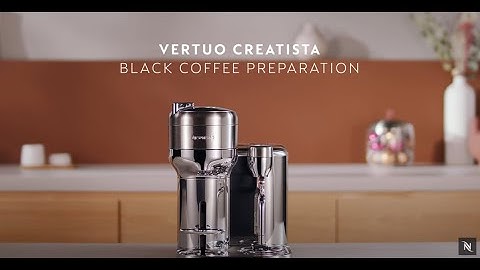 Nespresso Vertuo Creatista - Black Coffee Preparation