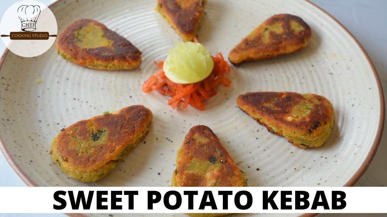 Veg Kabab Recipe | Sweet Potato Kebab | Healthy Recipe (Vrat ka khana) | Chef Cooking Studio