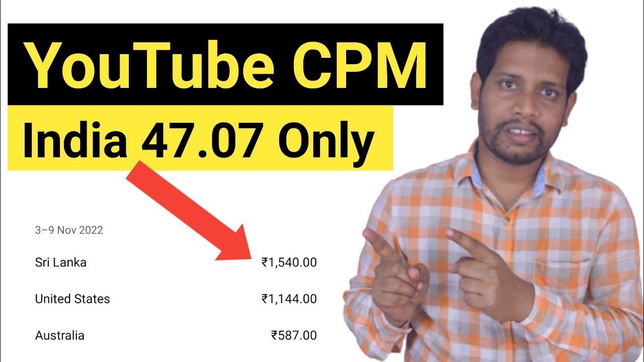 CPM Rates  Current  CPM rates in India 