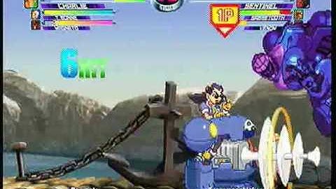 MvC2 Online (360): Brett (RomSlash) vs FuzzyMooChicken (Ven/Sab/Sent) 9 .:5.12.10:.
