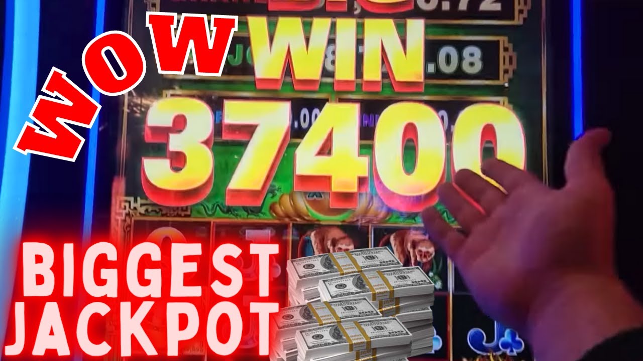The BIGGEST JACKPOT On Brand New Slot Machine + GIVEAWAYS YouTube